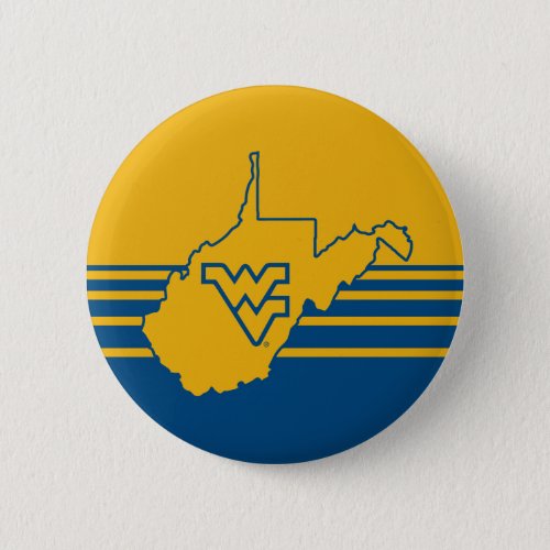 WVU in state of West Virginia Pinback Button