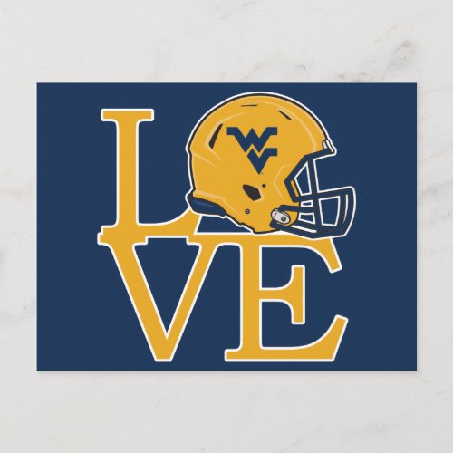 WVU Love Postcard