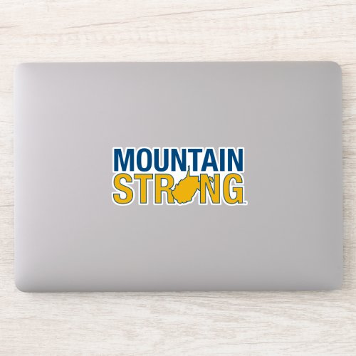 WVU Mountain Strong Sticker