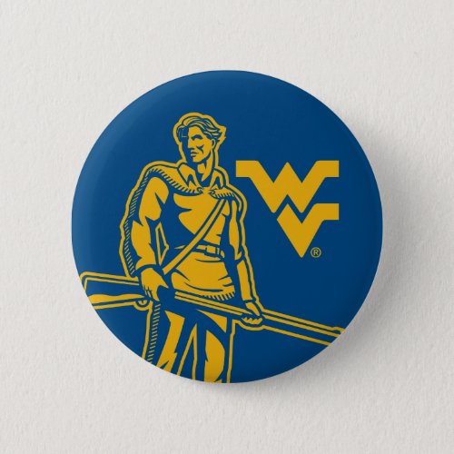 WVU Mountaineer Button