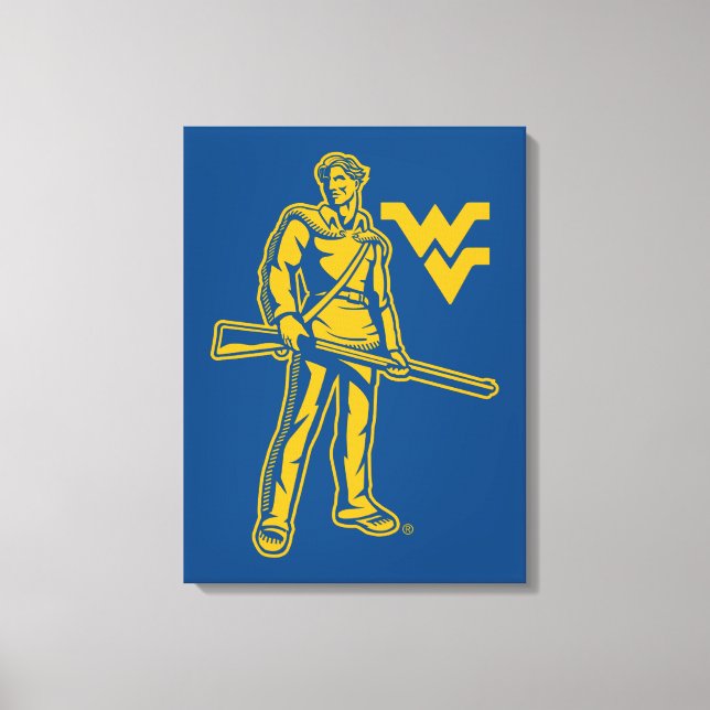 WVU Mountaineer Canvas Print (Front)