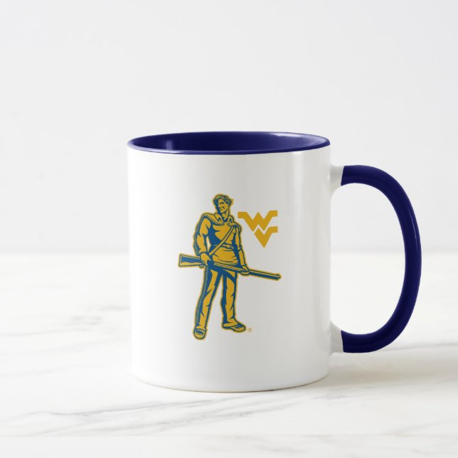 WVU Mountaineer Mug (Right)