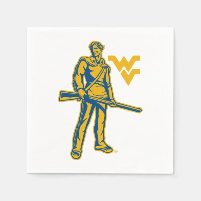WVU Mountaineer Napkins (Front)