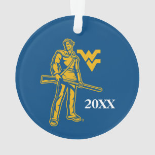 WVU Mountaineer Ornament