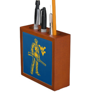 WVU Mountaineer Pencil Holder