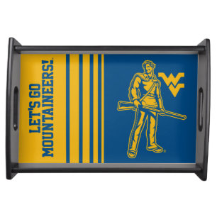 WVU Mountaineer Serving Tray