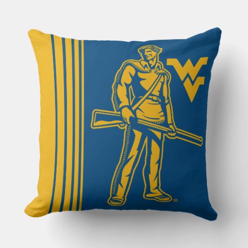 WVU Mountaineer Throw Pillow