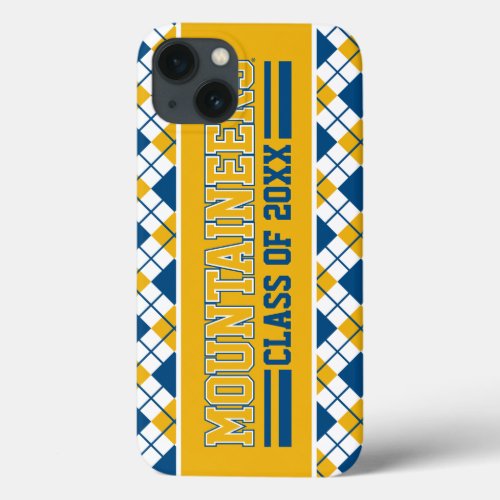 WVU Mountaineers Alumni Class Year iPhone 13 Case