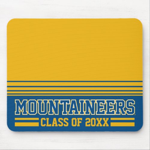 WVU Mountaineers Alumni Class Year Mouse Pad
