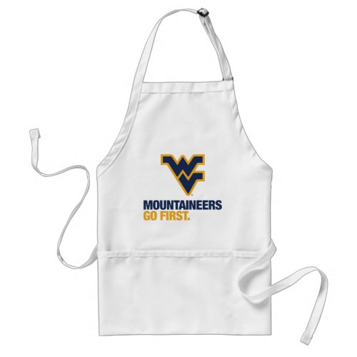 WVU Mountaineers Go First Adult Apron