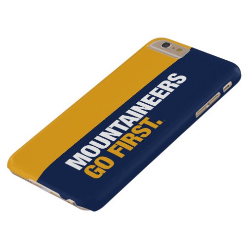 WVU Mountaineers Go First Barely There iPhone 6 Plus Case