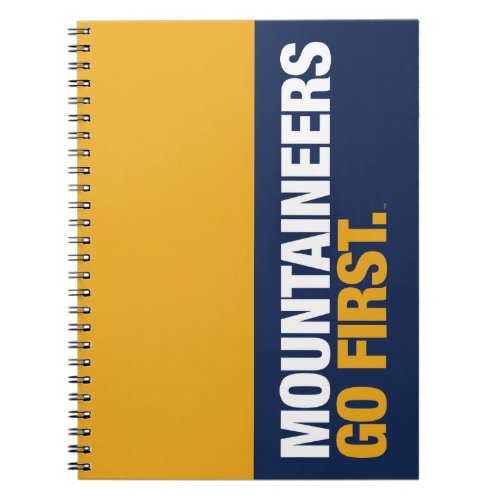 WVU Mountaineers Go First Notebook