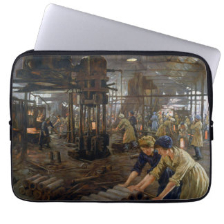 WW1 1918 Women Working at a Munitions a Factory Laptop Sleeve