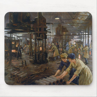 WW1 1918 Women Working at a Munitions a Factory Mouse Pad