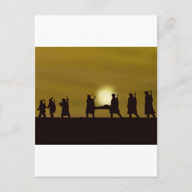 WW1 British Heroes Postcard (Front)