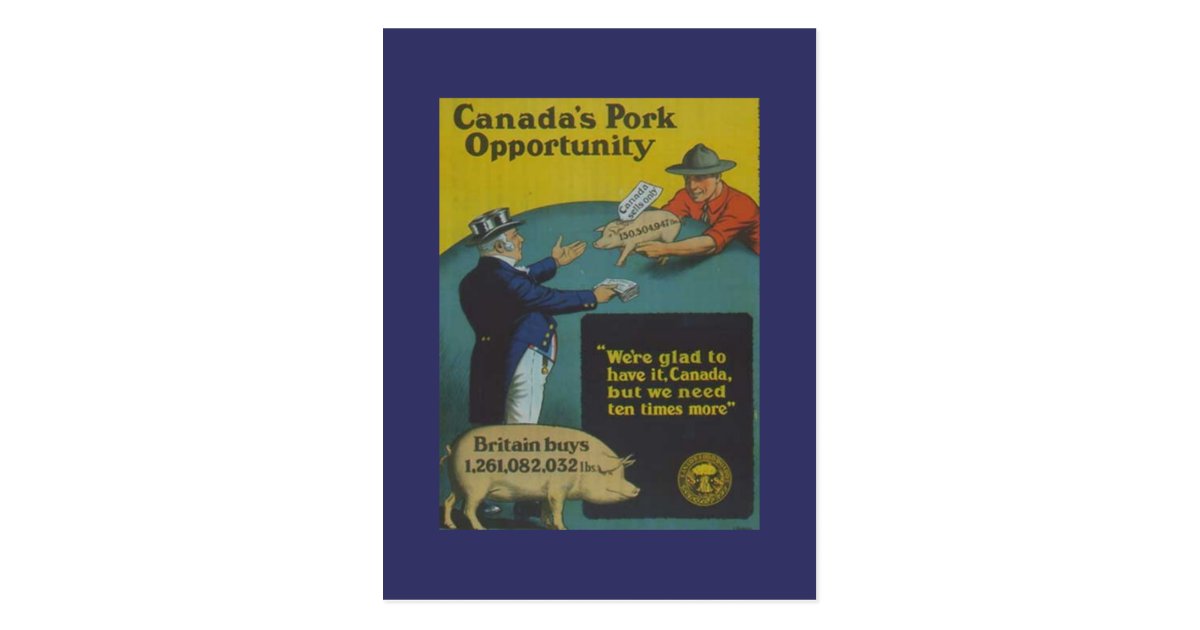 WW1 Collectors Card 1914 CANADA PROPAGANDA | Zazzle.com