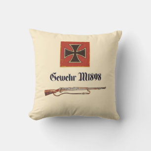 WW1 German Gewehr M1898 rifle Throw Pillow
