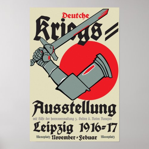 WW1 German Propaganda poster