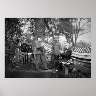 WW1 Patriotic Knitting, 1910s Poster