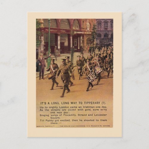 WW1 Tipperary Postcard