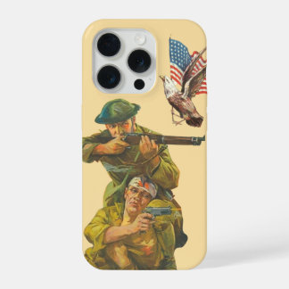 WW1 US Doughboy poster art iPhone 15 Pro Case