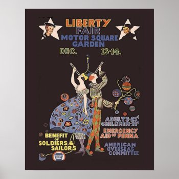 Ww1 Vintage Art Deco Military Fundraiser Poster by cowboyannie at Zazzle