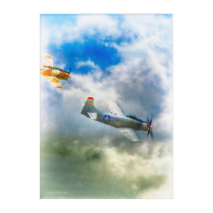 WW2 Aircraft AIR FORCE RAIDERS Acrylic Print