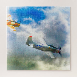 WW2 Aircraft AIR FORCE RAIDERS Jigsaw Puzzle