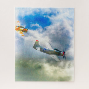 WW2 Aircraft AIR FORCE RAIDERS Jigsaw Puzzle