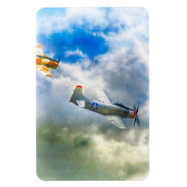 WW2 Aircraft AIR FORCE RAIDERS Magnet (Vertical)