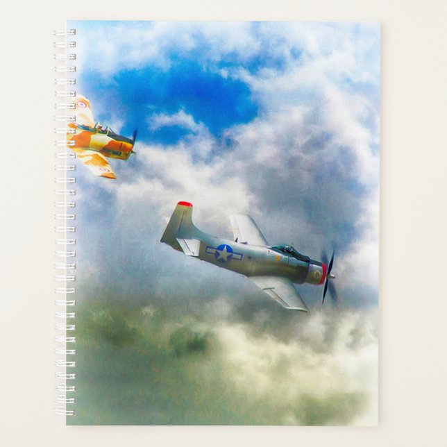 WW2 Aircraft AIR FORCE RAIDERS Planner (Front)