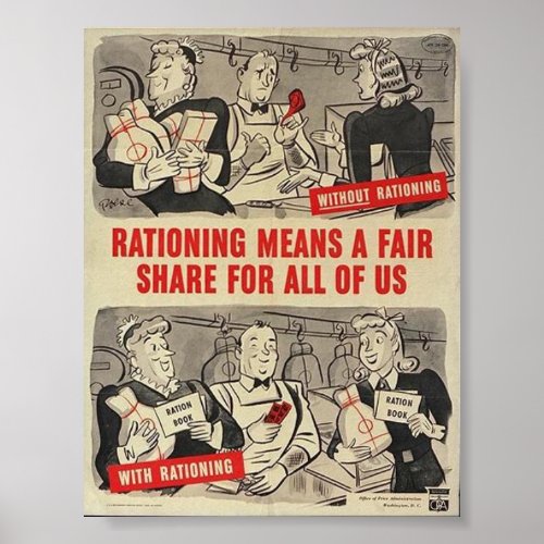WW2 American Poster_ Rationing Poster
