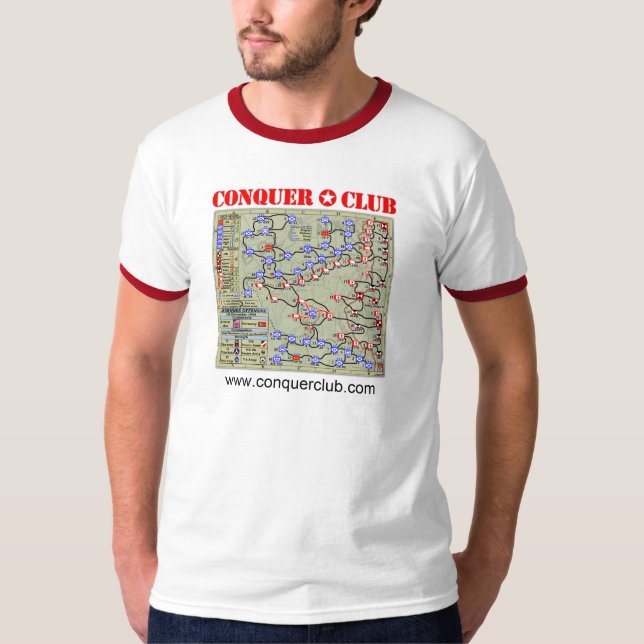 WW2 Ardennes Offensive Map T-Shirt (Front)