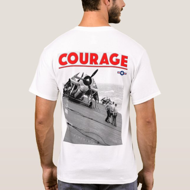 WW2 COURAGE - TBF Avenger T-Shirt (Back)