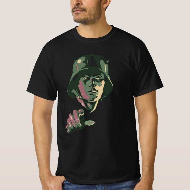 WW2 German Soldier T-Shirt (Front)