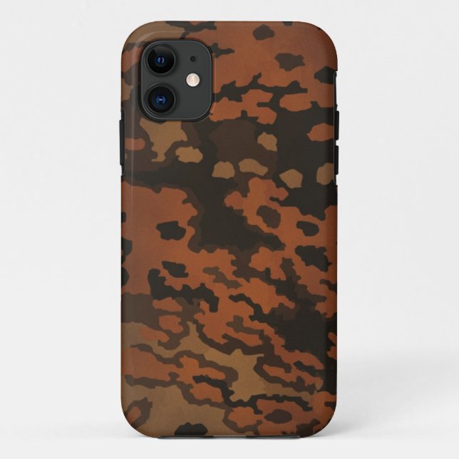 WW2 Germany forces Oak Leaf camouflage (in autumn) Case-Mate iPhone Case (Back)