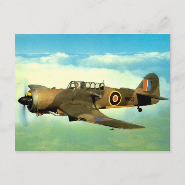 WW2 Historic Aircraft in Flight Postcard (Front)
