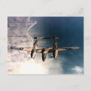 WW2 Historic Wartime Aircraft in Flight Postcard