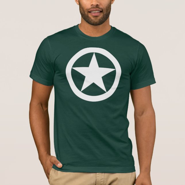 WW2 Jeep Star T-Shirt (Front)