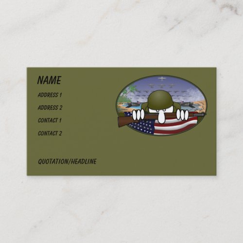 WW2 Kilroy Business Card