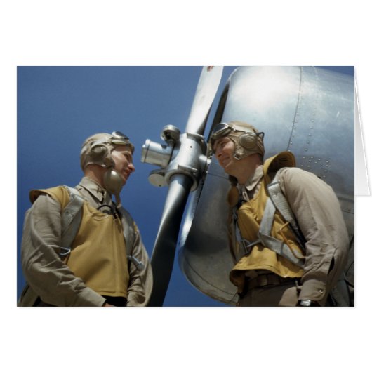 WW2 Marine Corps Aviators Cards (Front Horizontal)
