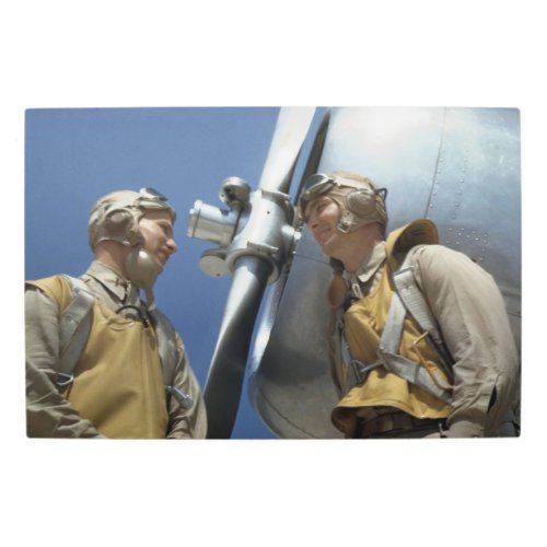 WW2 Marine Corps Aviators Metal Print