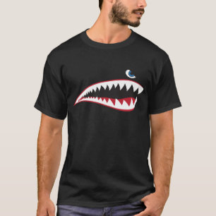 WW2 Nose Art World War II Aircraft Shark Nose Art T-Shirt
