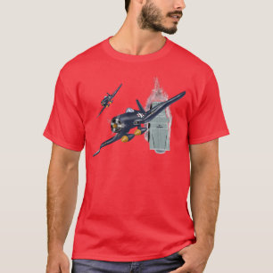 WW2 Planes Warplanes Warbirds F4U Corsair Aircraft T-Shirt