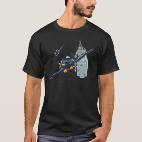 Ww2 Planes Warplanes Warbirds F4u Corsair Aircraft T_Shirt