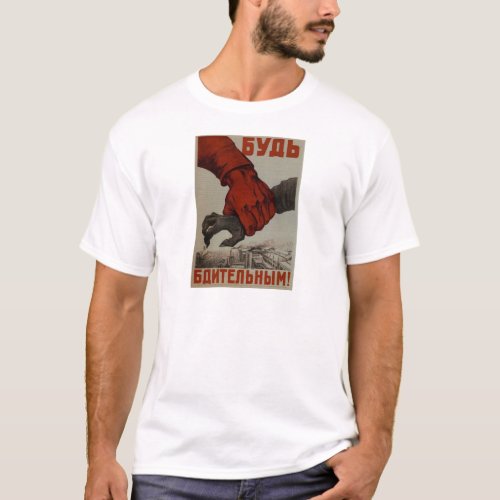 WW2 poster USSR propaganda T_Shirt