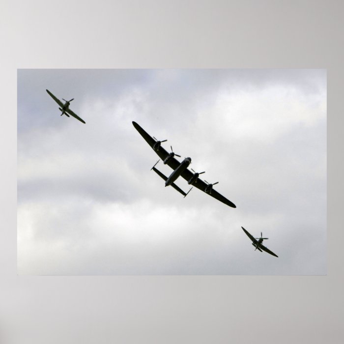 WW2 RAF BofB Memorial Flight Poster