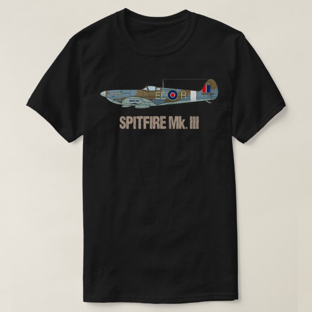 WW2 Spitfire Fighter Plane Warbird Tank Top (Design Front)