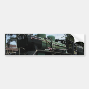 WW2 Steam Train at the River Kwai Bridge Bumper Sticker