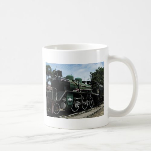 WW2 Steam Train at the River Kwai Bridge Coffee Mug